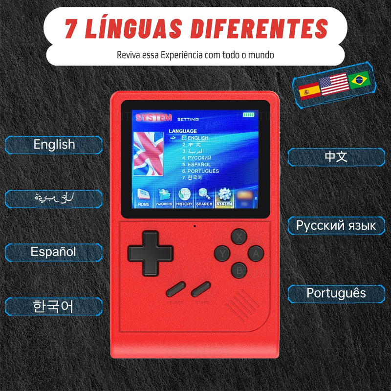 Mini Gameboy Retrô: Super GB300